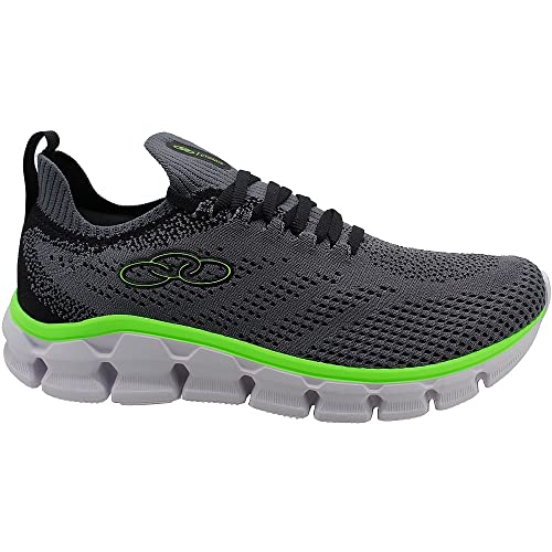 Tênis Olympikus CYGNUS Masculino, Chumbo/Green, 43