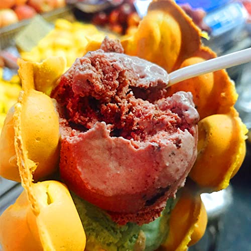 Pyy Bubble Waffle Maker Commercial Waffle Maker Machine Non-Stick Hong Kong Egg Waffle Maker For Home Use Stainless Steel Pancake Maker 180° Rotate, 1500W 110V Electric Cone Maker 50-250℃/122-482℉ #TOP6