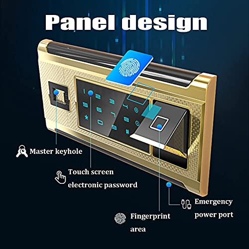 Coffre-fort encastrable RLKHXBS S petit format avec code et empreinte digitale pour armoire - 5