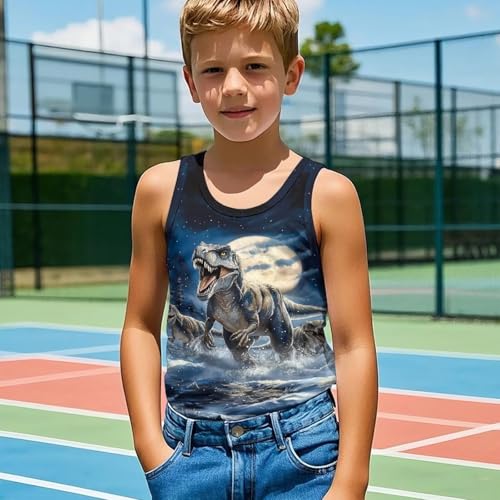 WELLFLYHOM Boys Sleeveless Tank Tops 0-6 T Kids Undershirts Summer Casual Tees Top for Sports Beach4