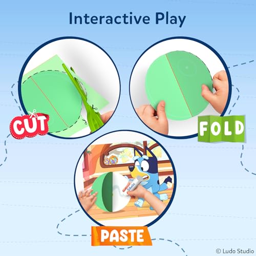 Image of Skillmatics Snip Snip Bluey, Scissor Skills Toy, Felt Craft, Gift for Kids