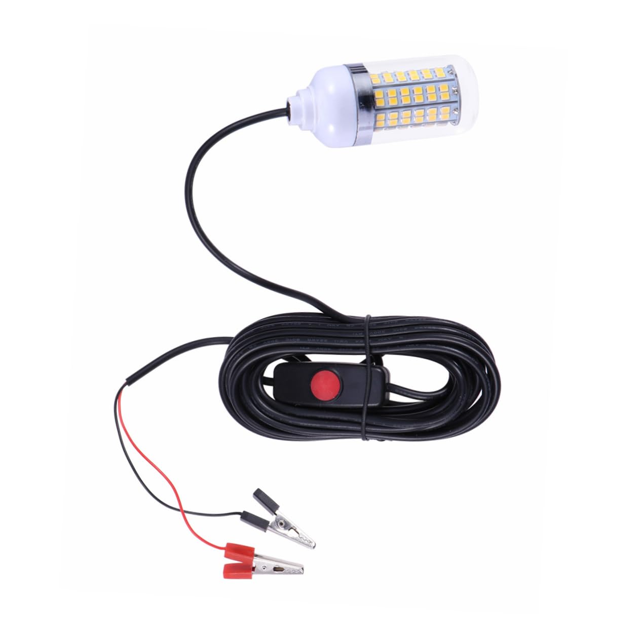 Sosoport 2 Pezzi 108 Luci da Pesca Dc12v/24v 108 LED 2835 Luce Subacquea Verde Lampada per Attirare I Pesci per Esche da Pesca Fish Finder Barche Kayak Canoe