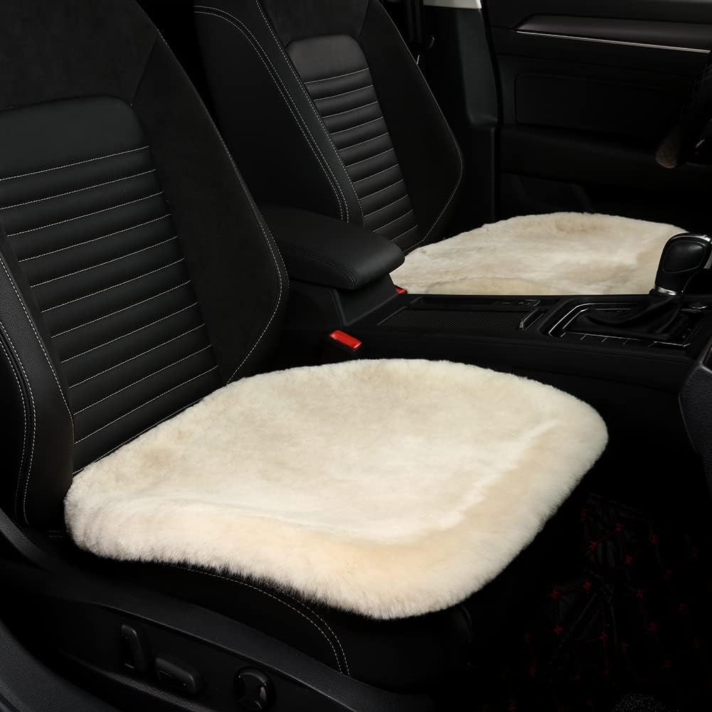 Genuine Sheepskin Car Seat Cushions (2 Pcs) by LLB