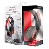 Fone de Ouvido Headset Gamer GRX-670 Dreamgear DGUN-2588 Preto e Vermelho