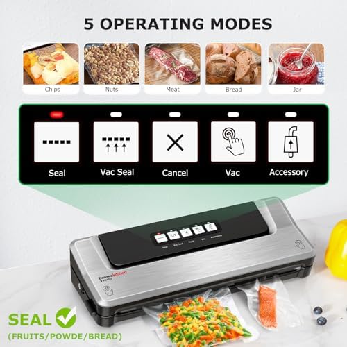 Seal Fresh, Save More: Bonsenkitchen Vacuum Sealer插图2