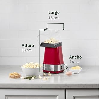CUISINART EasyPop Hot Air Popcorn Maker (Red)