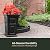 Mayne Wyndham 24-Inch Tall Planter, 2-Pack – Self-Watering, Weather-Resistant Planter for Flowers – Durable Indoor/Outdoor Design for Patio, Porch, or Entryway