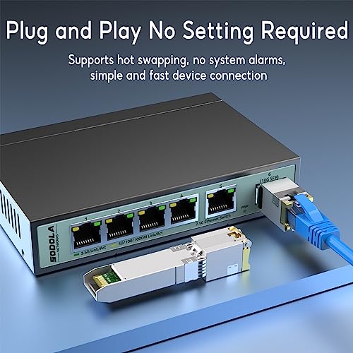 Image of SODOLA 10GBase-T RJ45 SFP+ Module, 10G SFP+ RJ-45 Copper Transceiver for SODOLA, SFP to Ethernet, Plug and Play,Hot Pluggable,Up to 30m Distance Copper SFP Modules (1 Pack)