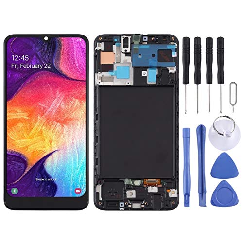 Écran tactile pour Samsung Galaxy A50 bloc LCD avec cadre réparer le tactile