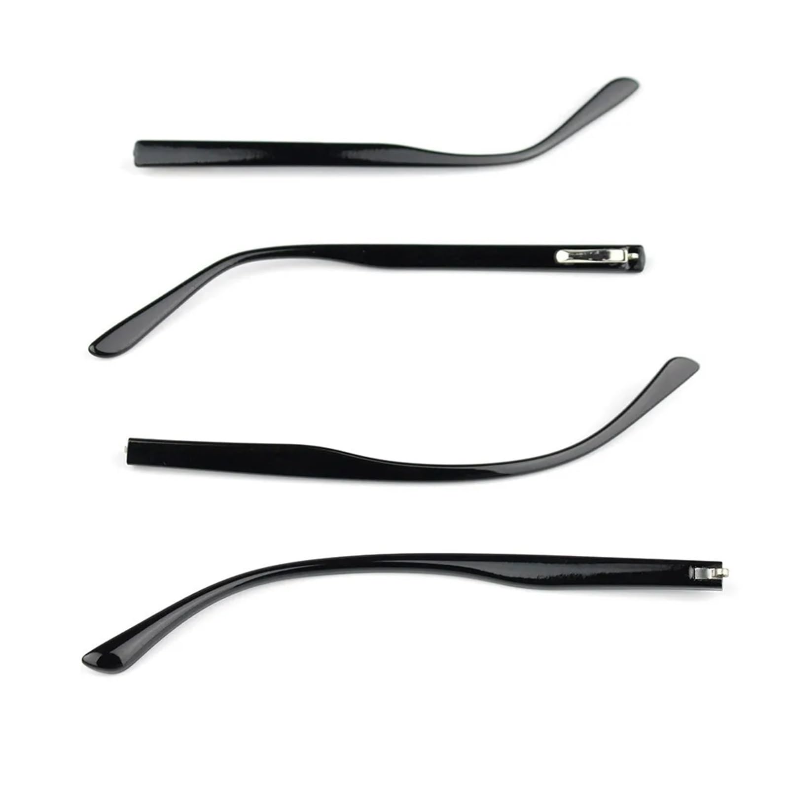 20 sztuk czarne okulary zauszniki plastikowa końcówka nogawki oprawki optyczne części do naprawy okularów(Mod.3031 Black)