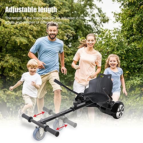 Hoverboard Go Cart,Hoverboard go kart bundle Attchment with Adjustable Frame Length for 6.5" 8" 10" Hoverboard, Suitable for Kids and Adults