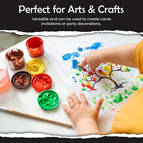 Sanzix 100 Sheets White Cardstock 8.5 X 11 Inch Thick Paper, 80Lb. 216 Gsm Heavy Weight Printer Paper, Cardstock For Invitations, Menus, Calligraphy, Stationery Printing, Scrapbook, Crafts, Diy Cards #TOP5