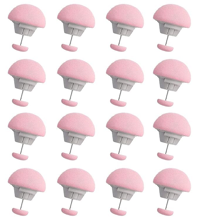 DATVAM Bed Sheet Clips Duvet Cover Holding Clips Non-Slip Cover Fixator Comforter Quilt Holder with One-Key Unlock for Blanket Bed Sheet Curtain Socks Mattress (16, Pink)-image-45