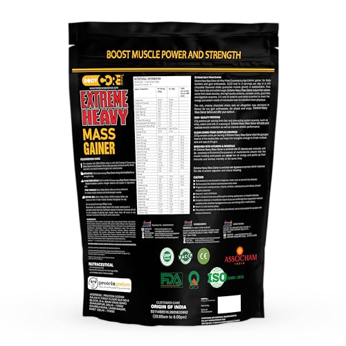 Image of Body Core Science Extreme Heavy Mass Gainer-3Kg (Cream & Cookies, PO1) | Beginner Heavy Mass Gainer | Weight Gainer | Muscle Gainer