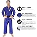 Elite Sports BJJ GI for Men IBJJF Kimono BJJ Jiujitsu GIS W/Preshrunk Fabric & Free Belt (See Special Sizing Guide)