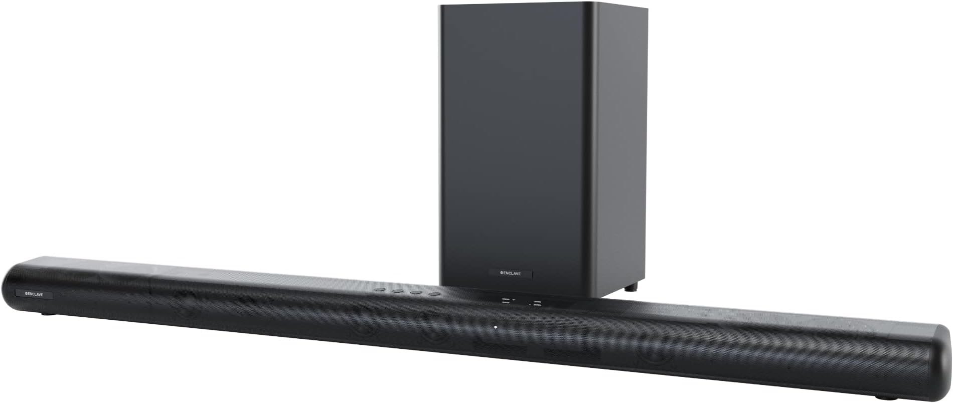 Enclave Eclipse 5.1.2 Dolby Atmos Soundbar with 8” Wireless Subwoofer - Includes 11 Custom Drivers & 8-Inch Subwoofer for Multidimensional Spatial Sound