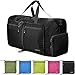 Produktbild Reisetasche Groß Leichte Faltbare 85L Reisegepäck Duffle Taschen Weekender Übernachtung Taschen Reisetasche Sporttasche für Herren Damen Sport Reisen Gym Urlaub (Schwarz)