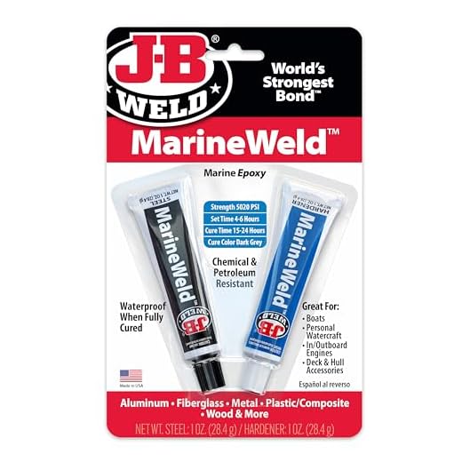 J-B Weld 8272 MarineWeld Marine Epoxy - 2 oz.