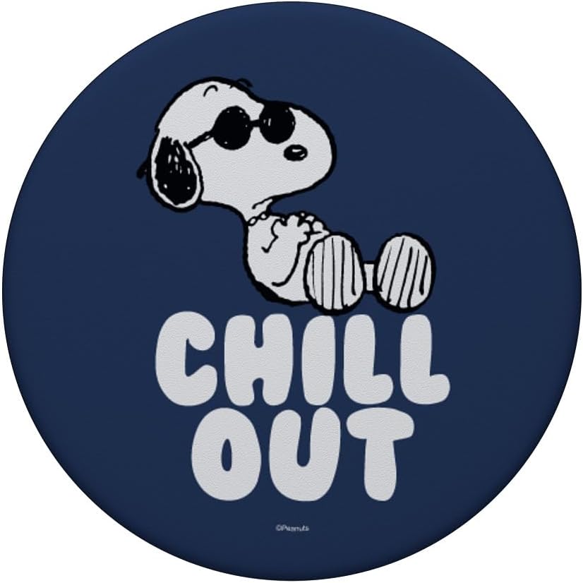 Peanuts Chill Out Snoopy PopSockets Adhesive PopGrip