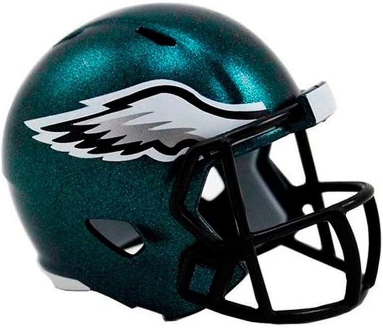 Philadelphia Eagles NFL Riddell Speed Pocket PRO Micro/Pocket-Size/Mini Football Helmet