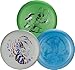 Discraft Big Z Three Pack - Designed for All Skill Levels | Including – Putter, Midrange, Driver | Disc Color & Foil Will Vary | Durable | Colorful