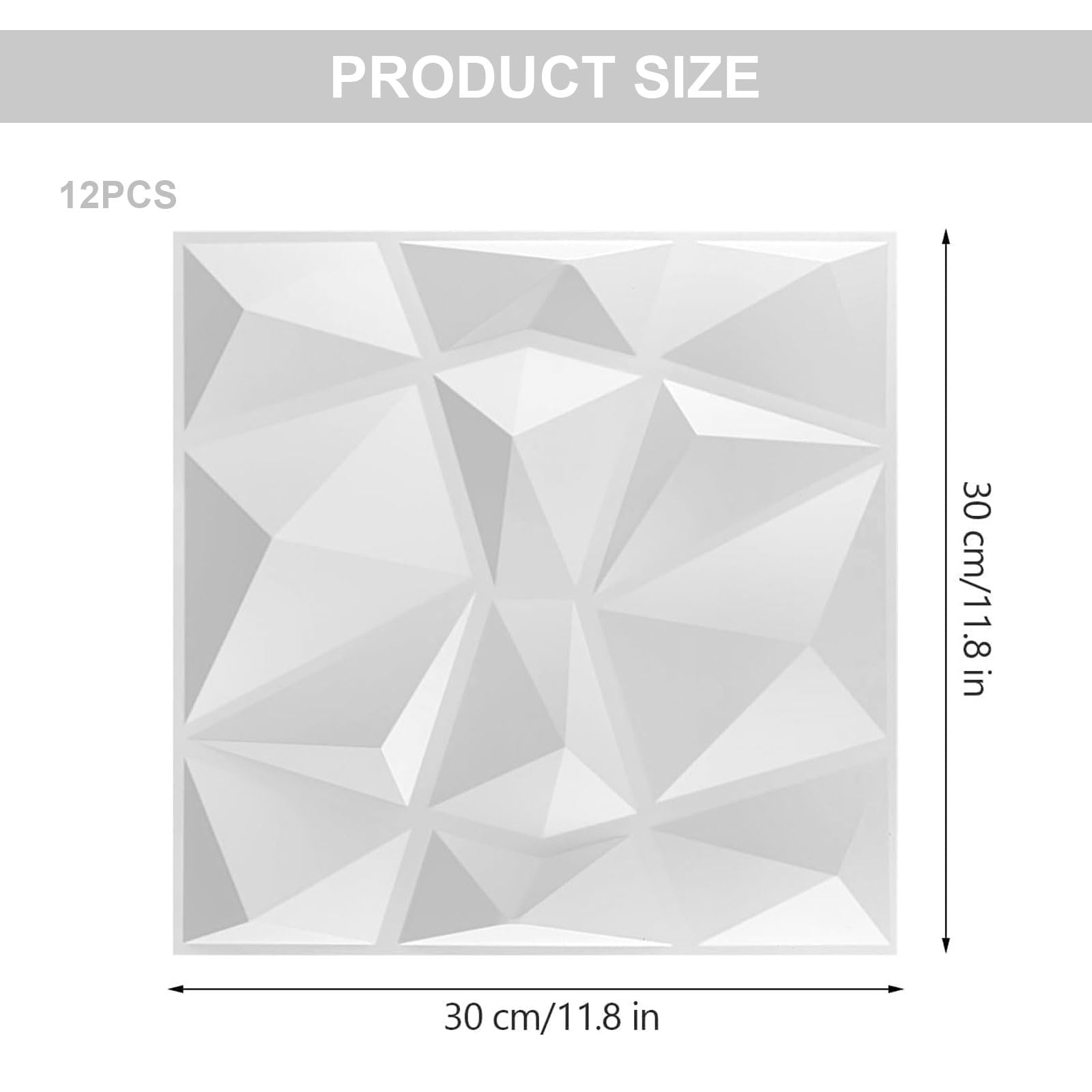 12 Pcs 3D Wall Panels PVC Panel, Facade Cladding, Ceiling Panels, Gaming Wall Panels - Image 2
