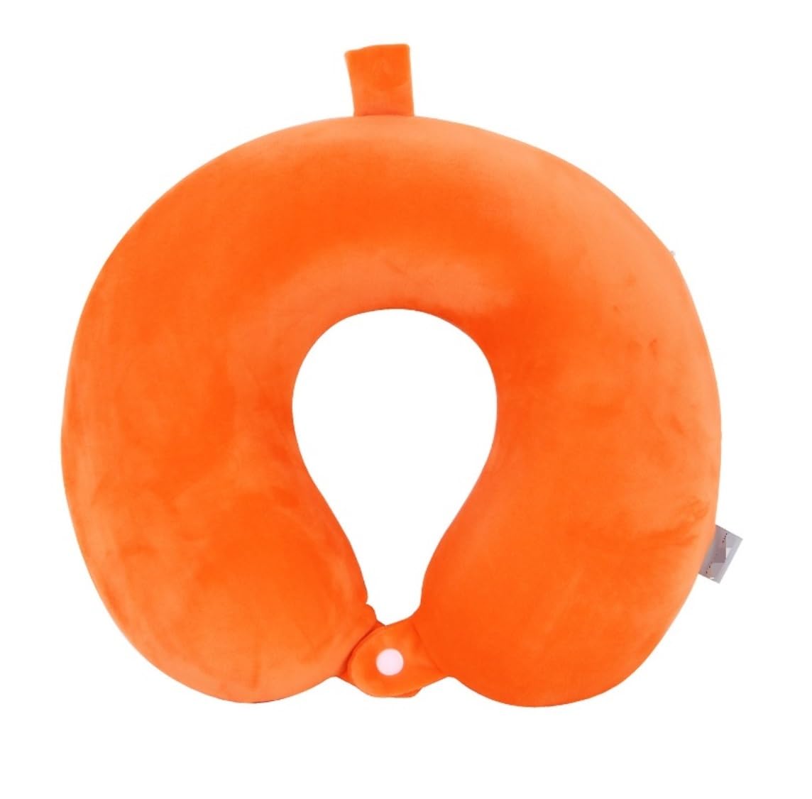 Poduszka Podróżna Poduszka Podróżna Z Pianki Memory Foam, Bawełniana Poduszka Podróżna Na Szyję, Zdejmowany Pokrowiec Do Samolotów Poduszka na Kark(Oranje)