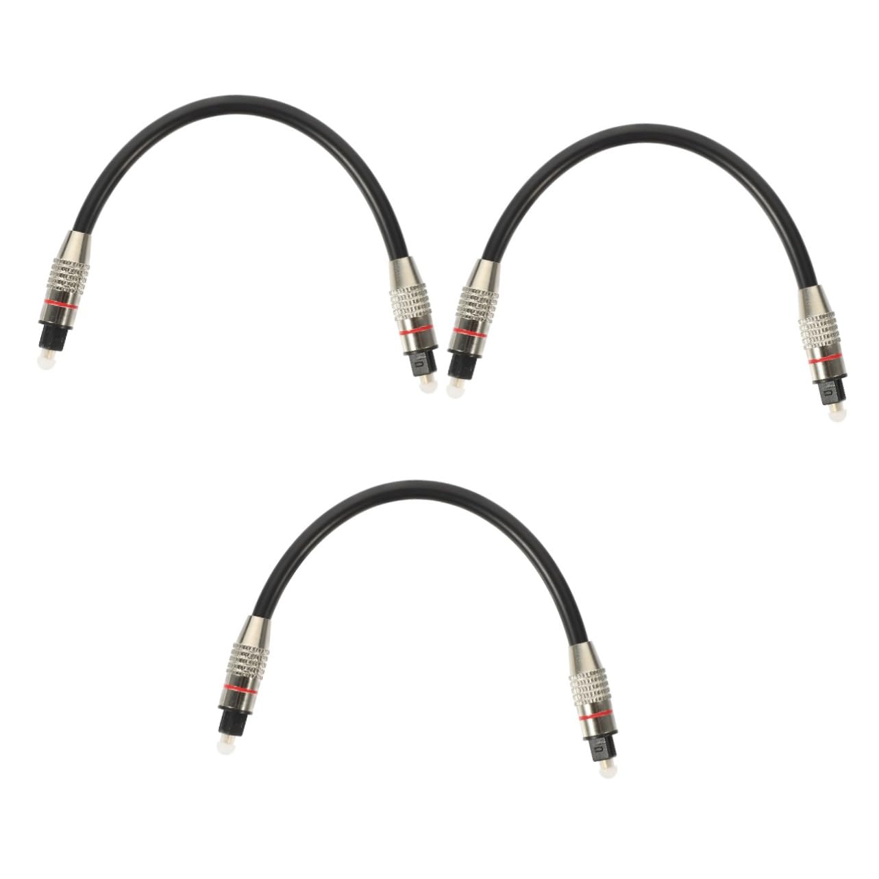 HOMSFOU 3pcs Audio Optical Cable Fiber Audio Cable Optical Cable for Sound Digital Audio Cable Tv Sound Audio Cable Optical to Cable for Tv Optical Audio to 3 5mm Pvc