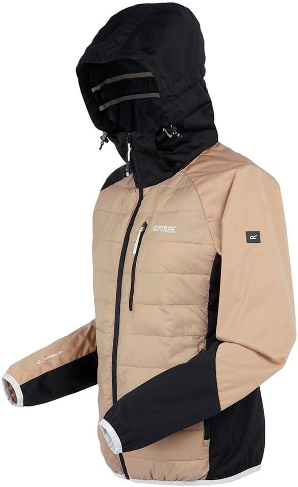Regatta Women's Andreson Jacket Women's Pro Hybrid Lightweight Full Zip Hooded Coat