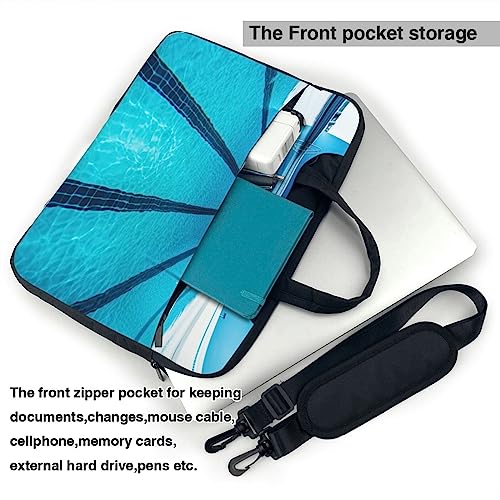 Housse ordinateur portable bleu piscine pour vos déplacements