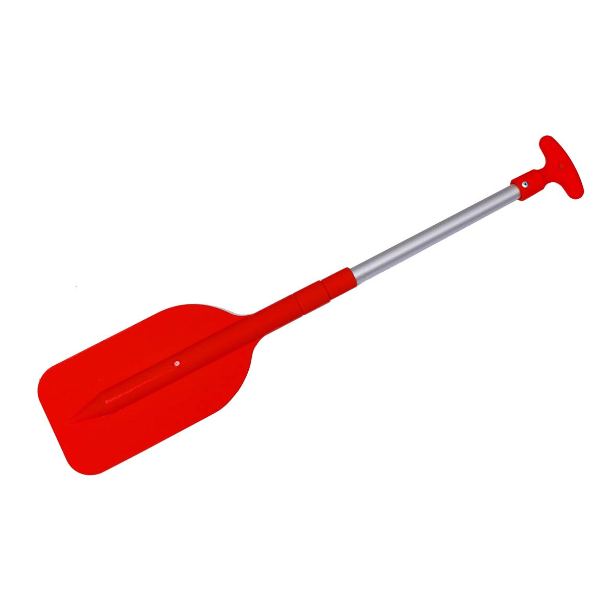 54-106Cm Remo Telescópica De Kayak Remo Remo Flotante Canotaje Remo con Manija Antideslizante Agua Marina Accesorios - Rojo