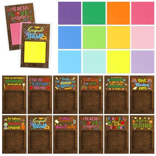 Distributeur de notes adhésives Motipuns lot de 24 pour enseignant