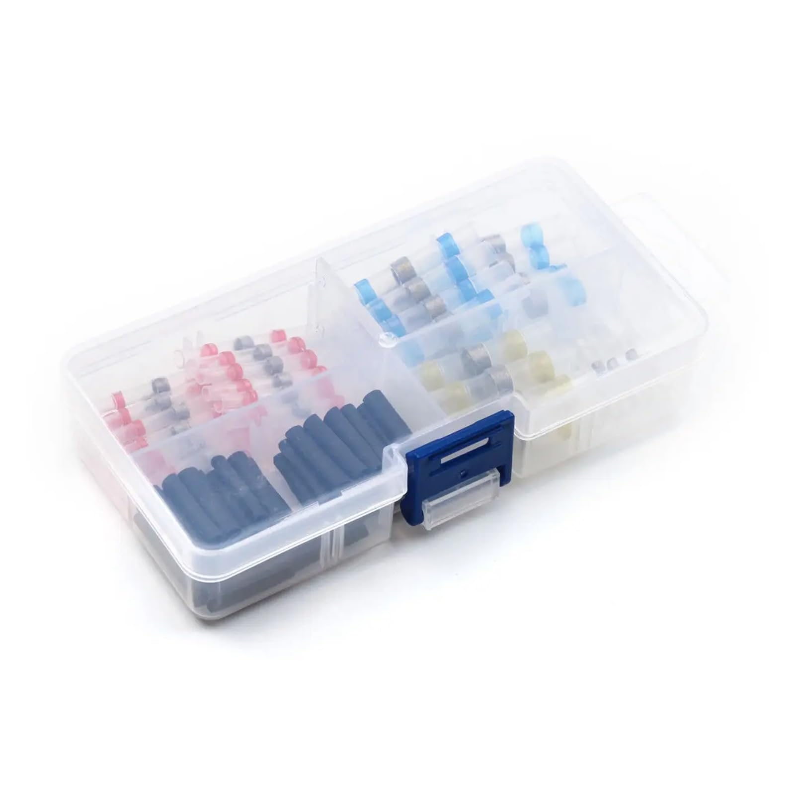 ICXLPMC 100Pcs Insulated Sheath heat shrink tube welding terminal combination Wire Connectors Automotive Marine