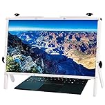 WEREW Laptop Screen Magnifier Desktop Screen Magnifying Glass, 22" Convenient Folding Projection Display, Compatible with Laptops, Ipads, Mobile Phones
