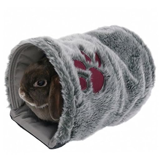 Rosewood Habitat pour Petits Animaux Snuggle Tunnel Réversible 28 X 22 cm