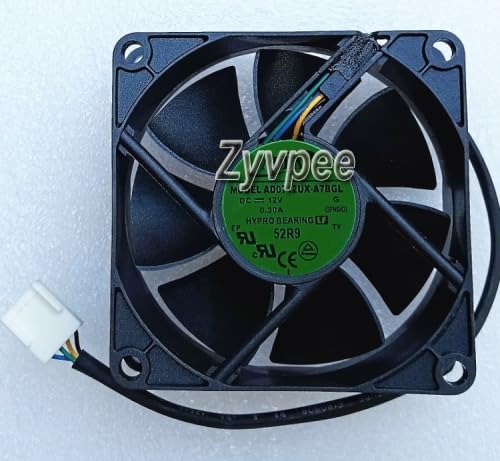 Ventilateur de refroidissement 7 cm silencieux 12V 70mm à modulation PWM efficace