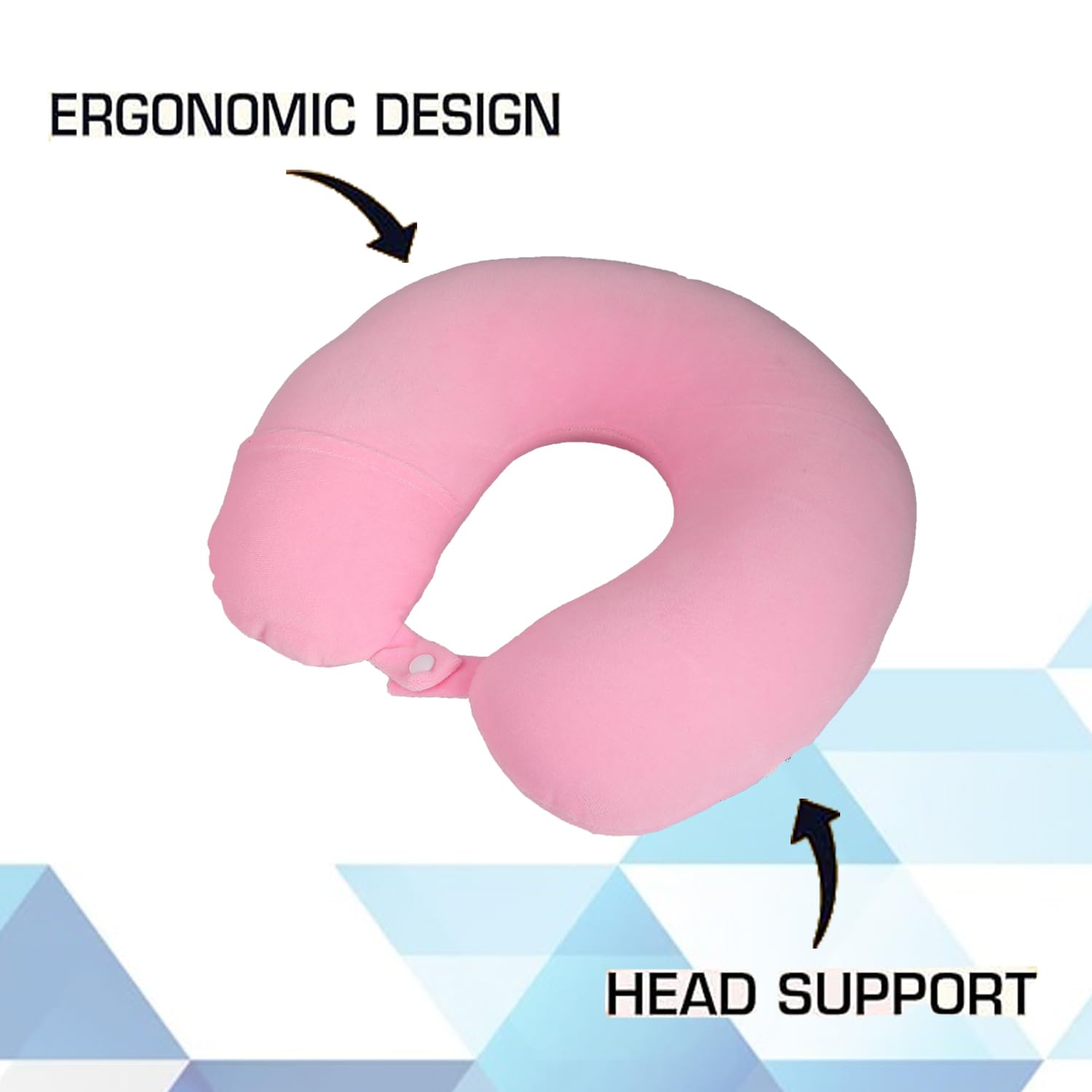 BigPlayer Ergonomic Neck Pillow - Round Travel Cushions for Car & Airplane, Cervical Support for Improved Sleep, Neck Rest Accessories for Travel Comfort 5 51doRaRJSFL. SL1500