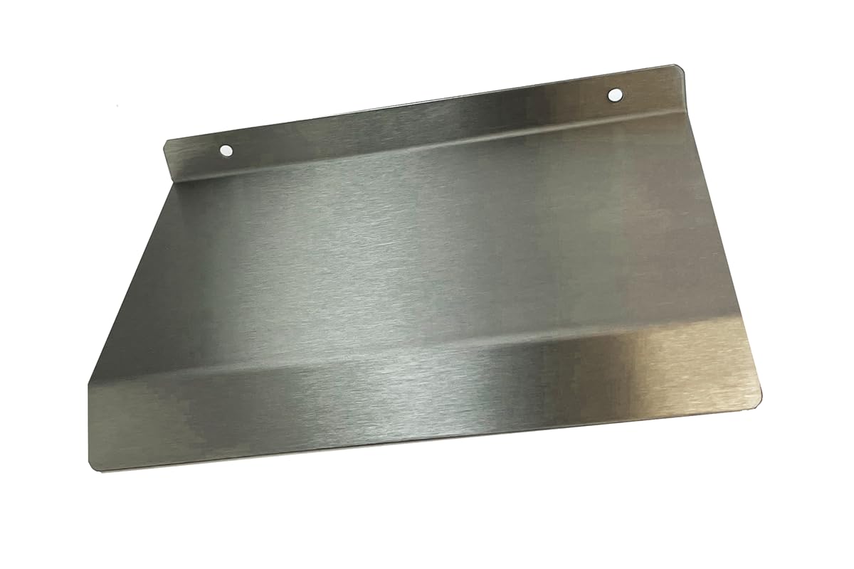 Wetterschutz, kleines Pultdach aus 1,5mm Edelstahl (BXH 200x150mm)
