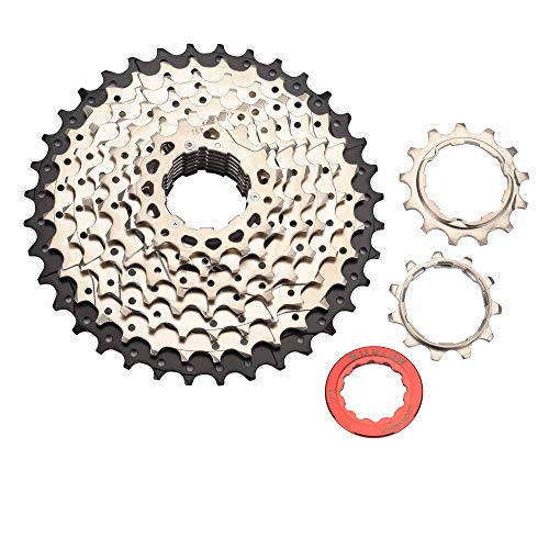 BESNIN Kassette für Mountainbike 9 Fach 11-36T 11-13-15-17-21-24-28-32-36T Kassette Fahrrad-freilauf Cover