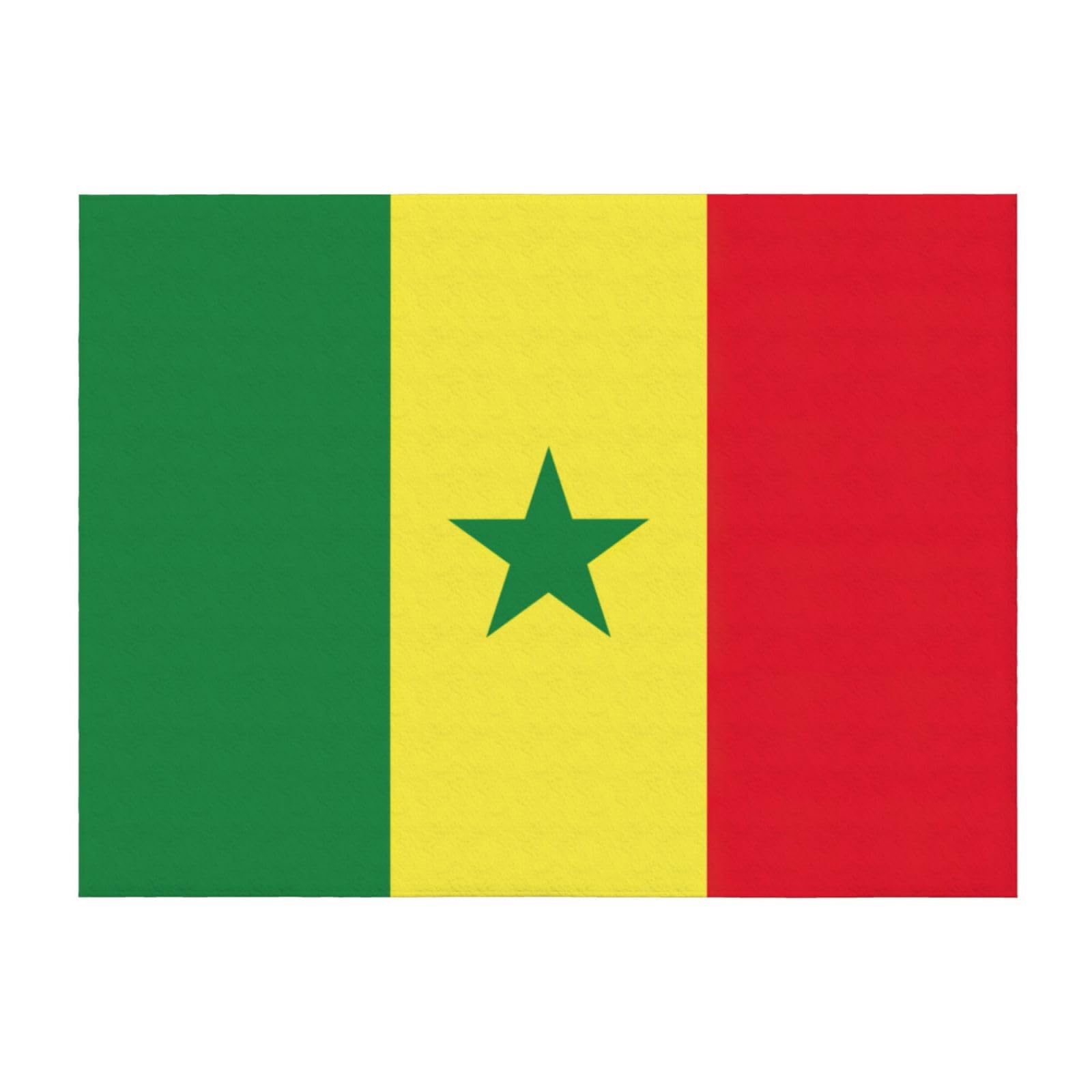 Couverture Sénégal EdWal légère imprimée, plaid microfibre ultra doux pour lit
