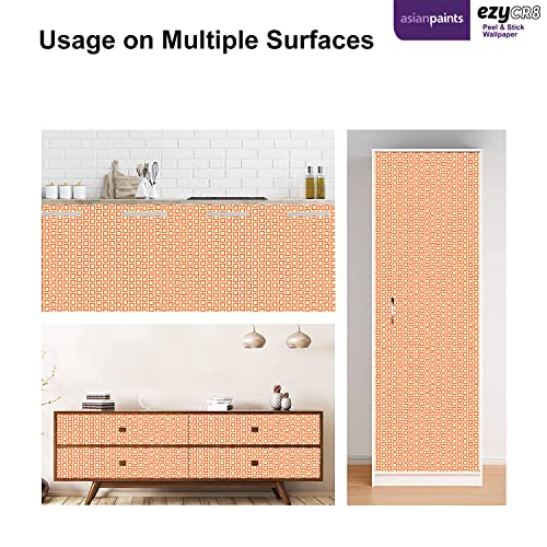 Image of Asian Paints EzyCR8 P&S Chqrd Patterns - Light Orange