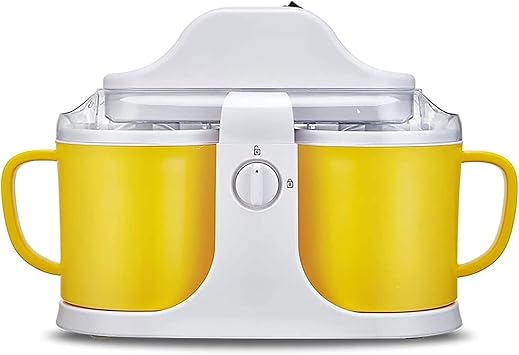 Ice Cream Maker 1L Automatic Gelato Maker Built-In Compressor Portable Homemade Dessert Maker Ice Cream Machine for Home Dorm