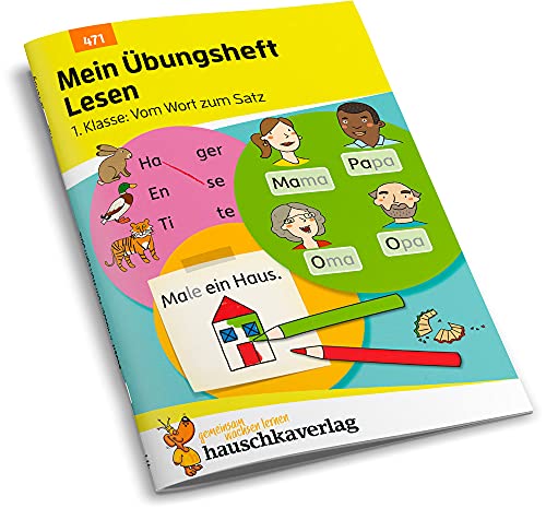 Mein Übungsheft Lesen 1. Klasse - Vom Wort zum Satz: Lese-Aufgaben mit Lösungen - Silben lesen lernen (Lernhefte zum Üben und Wiederholen, Band 471) Taschenbuch – 2. Juni 2021 - Image 3