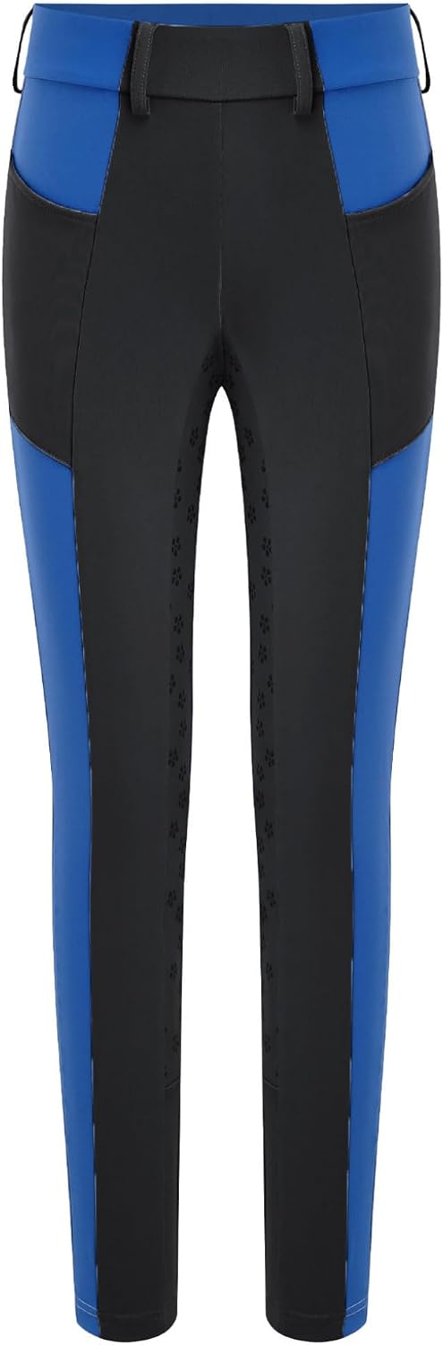 Unisex Child Horse Riding Tights Full Seat Anti-Slip Equestrian Leggings for Training Lessons