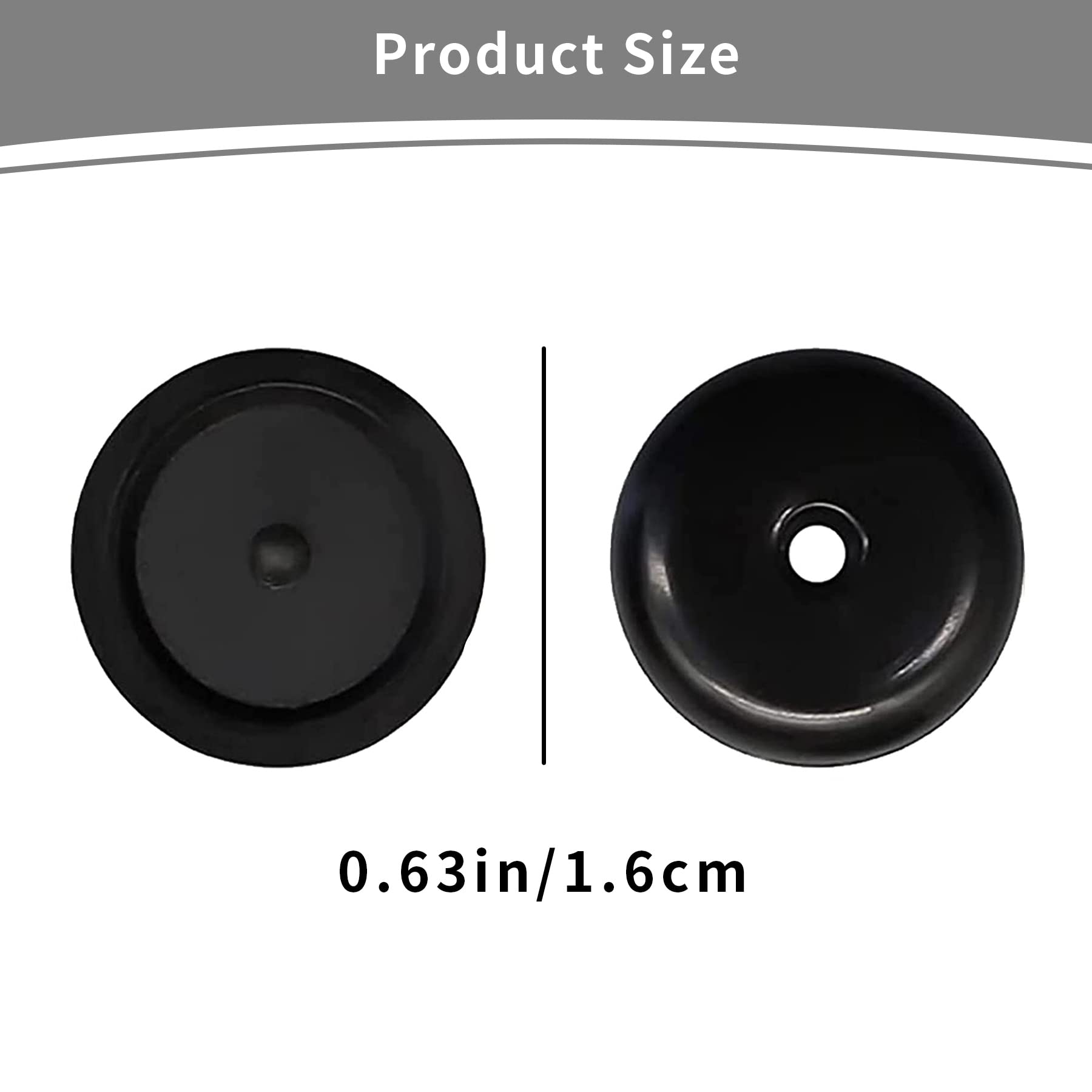 20 Paia 1,5x1,5x0,2cm Bottone Clip Cintura Di Sicurezza Fibbia