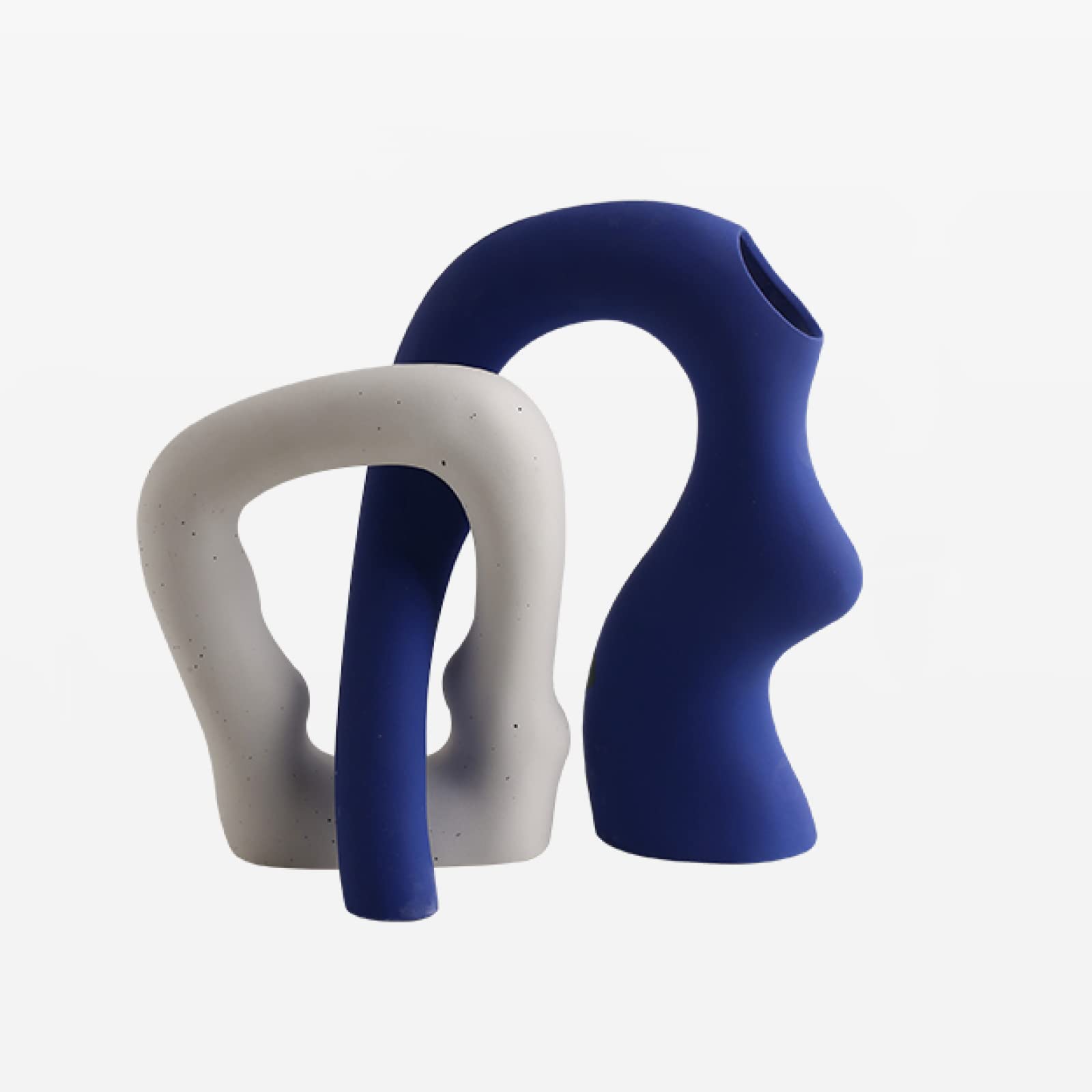 Vase d'art moderne en céramique pour salon et décoration de table basse