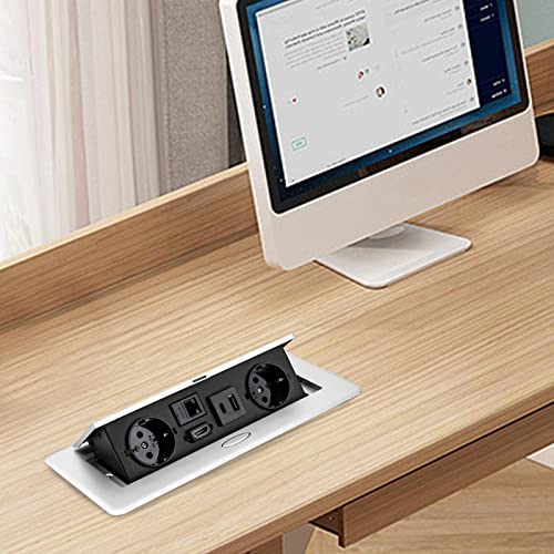 Presa da tavolo, da incasso, 6 prese da cucina