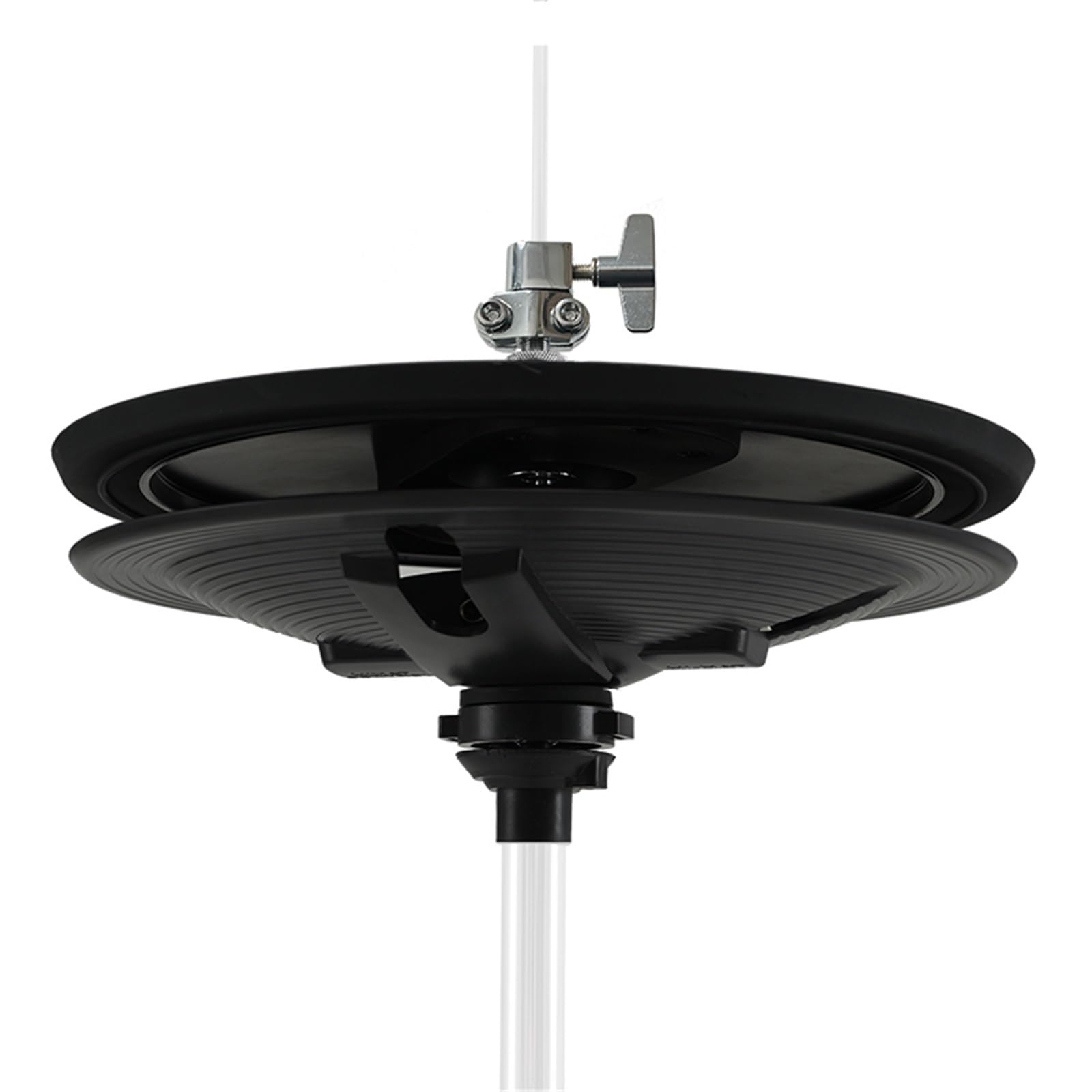 Piatti Hi-hat da 35,6 cm con batteria elettronica, design indipendente per un suono migliorato, ideali per pratica e prestazioni, supporto non incluso