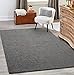 Produktbild the carpet Grande Moderner Flauschiger Dichter Kurzflor Wohnzimmer Teppich, Supersoft Feeling, Elegant und Pflegeleicht, Grau, 160 x 230 cm