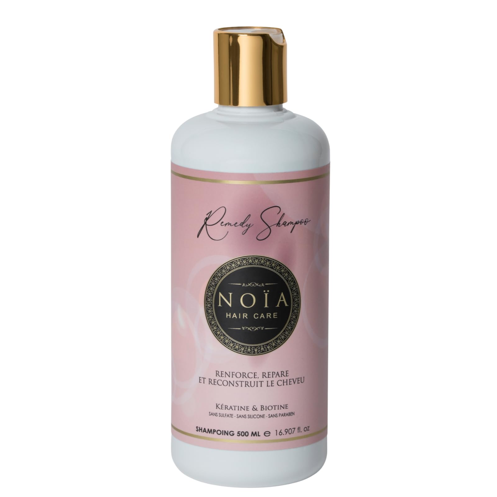 Keratin & Biotin Shampoo - Remedy Collection - NOÏA HAIR - 500ML